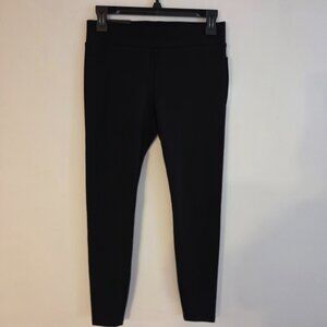 Daisy Fuentes Black Mid Rise Stretch Leggings